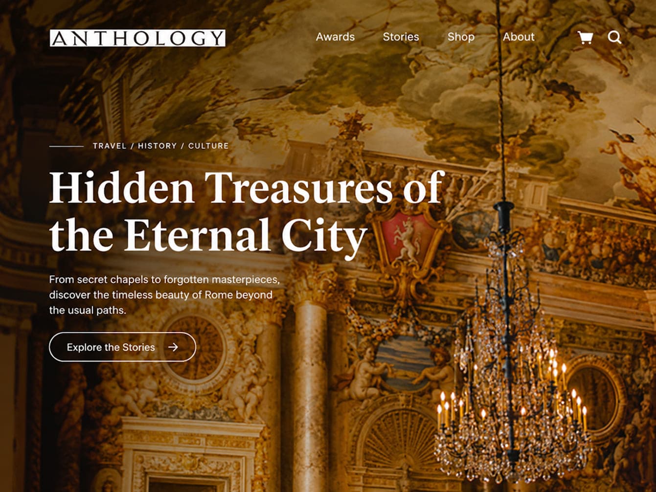 Anthology Magazine Website Development