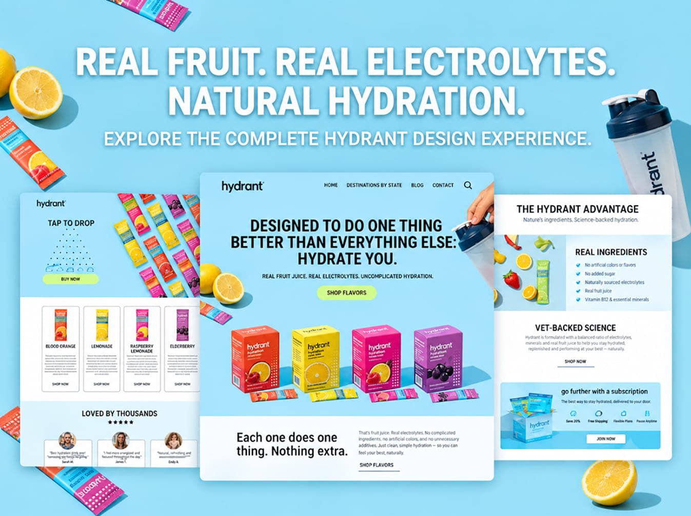 Drinkhydrant Website