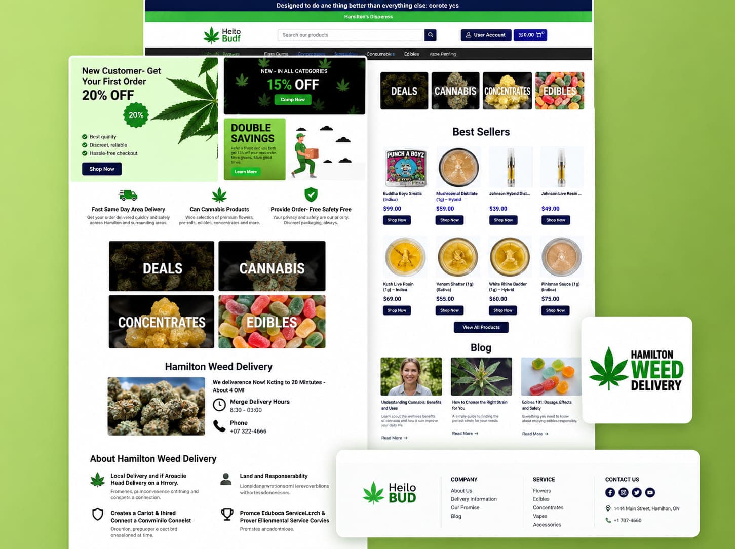 Hamilton Weed Delivery