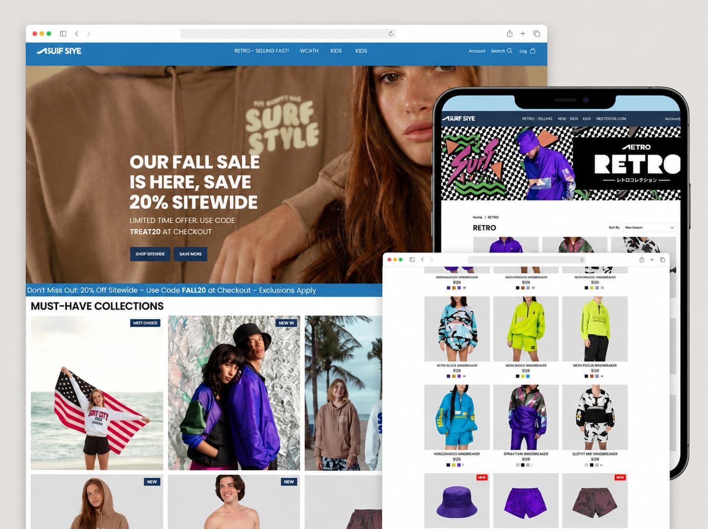 Surf Style Website